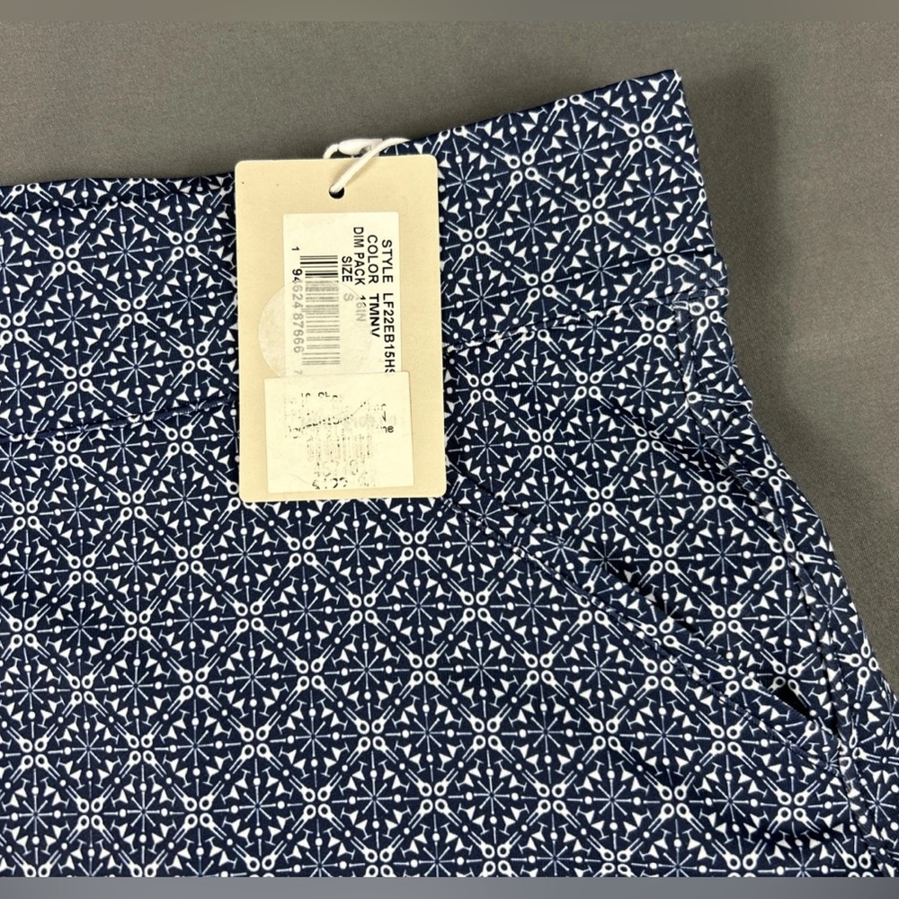 Peter Millar Womens Golf Printed Small Navy Blue Polyester Spandex - Picture 3 of 6